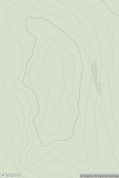 Thumbnail image for Auchronie Hill [Fraserburgh to the Dee Valley] showing contour plot for surrounding peak